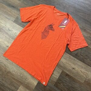 Cotopaxi Topo Llama Organic T Shirt Men's Sz XXL Orange Llama‎ Nature Outdoors